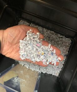 Frossvt Paper Shredder for Home Office Use, 12-Sheet Micro-Cut Paper and Credit Card, Security Level P-4, 5.3-Gallon Bin 43 71QW3GaoBRL