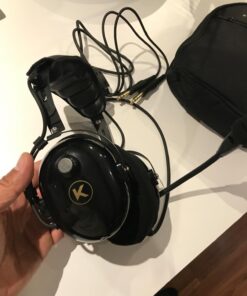 KORE AVIATION KA-1 General Aviation Headset for Pilots | Mono and Stereo Compatibility, Passive Noise Reduction, Noise Canceling Microphone, Gel Ear Seals, Adjustable Headband, Headset Bag 34 71QWMJimeRL