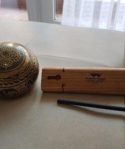 Woodstock Wind Chimes Zenergy Solo Hand Chime, Silver (7") Musically Tuned for Meditation, Yoga and Mindfulness, For Teachers and Classrooms Christmas/Hanukkah Gifts (ZENERGY) Zenergy Solo (7") 28 71QWRDOPJL