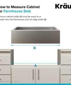 Kraus KHF200-30 Standart PRO Kitchen Stainless Steel Sink, 30 Inch Round Apron Single Bowl Rounded Apronfront 38 71QWzEuArLL 2