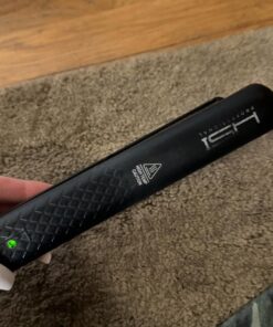 HSI Professional Ceramic Tourmaline Ionic Flat Iron Hair Straightener with Glove, Pouch and Travel Size Argan Oil Leave in Hair Treatment 61 71QXL0reh2L