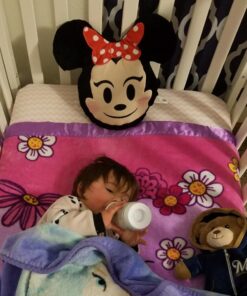 Universal Fit Crib Sheets - 100% Natural Soft Jersey Knit Cotton for Standard Crib and Toddler Mattress - 2 Pack (Pink Polka Dot, Chevron) by Ziggy Baby Pink Polka Dot, Chevron 34 71QYET7Ly7L