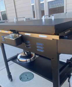 Wind Guards for Blackstone 36 Inch Griddle, Blackstone Griddle Accessories, Stainless Steel Magnetic Wind Screen, Compatible with Rear Grease Cup, Hood and Side Shelf, Gas Saving, Silver For 36" Blackstone Griddle 48 71QYRXMUtSL