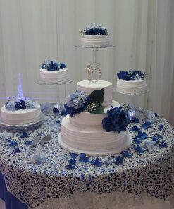 Multi Tier Wedding Cake Stand with LED Lights and Optional Water Fountain (4 Tier Stand, Without Fountain) 4 Tier Stand 29 71QZ3ZoH0QL