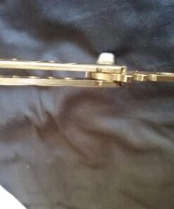 VORNNEX Practice Butterfly Knife Trainer,Full Stainless Steel Unsharpened 100% Safe Dull Balisong Knives Trainer Butterfly Comb for Training(Silver) 24 71QZL4WbjNL