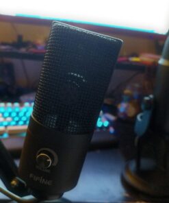 FIFINE USB Microphone, Metal Condenser Recording Microphone for Laptop MAC or Windows Cardioid Studio Recording Vocals, Voice Overs,Streaming Broadcast and YouTube Videos-K669B Black 30 71QZMh5T iL