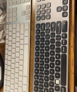 Satechi Aluminum Bluetooth Keyboard with Numeric Keypad - for M2/ M1 MacBook Pro/Air, M2/ M1 iPad Pro/Air, M2 Mac Mini, iMac M1 (Space Gray) English Space Gray 26 71QbX0gy5ML