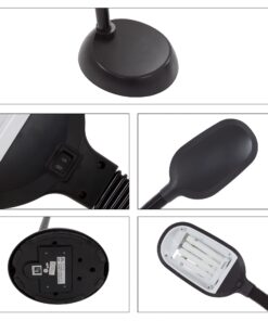 Lavish Home (72-0890) 5 Feet Sunlight Floor Lamp With Adjustable Gooseneck - Black 17 71QbhBPSrtL