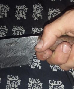 Damascus Steel Hunting Knife Damascus Chef Knife with Sheath 19 71QbiCNCStL