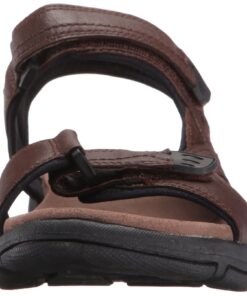 Propet Men's Arlo Fisherman Sandal 8 3E US Brown 9 71Qc6dM5JVL