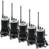 Retevis RT7 Walkie Talkies for Adults Rechargeable 16CH Hand Free Emergency Long Range Two Way Radio with Earpieces(Silver Black,5 Pack) with original G shape earpiece 17 71QcEPnqXCL
