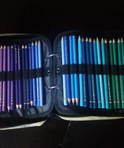 Derwent Pencil Case, Canvas Carry-All Bag Pencil Holder with Removable Shoulder Strap, Holds up to 132 Pencils and Supplies (2300671) , Brown Carry All 132 Capacity 63 71QcNnPVVyL