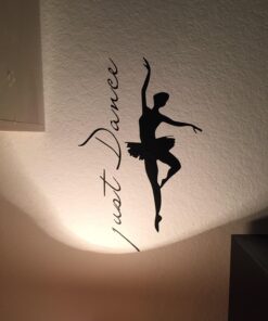 Just Dance. Vinyl Wall Art Inspirational Quotes and Saying Home Decor Decal Sticker Black 10'' X 22'' 9 71QcSa9OrkL