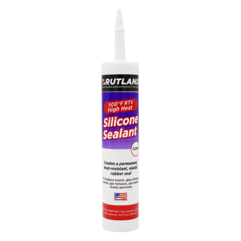 Catalog 8 Rutland Products 76C 500-Degree RTV High Heat Silicone Seal, 10.3-Ounce Cartridge, Clear, USA Made, 10 Fl Oz 10.3 Fl Oz Cartridge