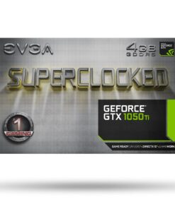 EVGA GeForce 04G-P4-6253-KR, GTX 1050 Ti SC GAMING, 4GB GDDR5, DX12 OSD Support (PXOC) Graphics Card SC (Single Fan) 35 71Qe6VE53LL