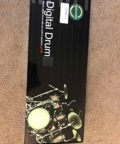 PAXCESS Portable 9 Pad Multifunction Electronic Drum Set with Realistic Sounds, Foot Pedals, Drumsticks, Built-In Speaker, and Rechargeable Battery 27 71QeKuQ9MNL