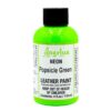 Angelus Neon Acrylic Leather Paint for Shoes, Boots, Jackets, Art, Customizing, Sneakers, Bags, & More – Popsicle Green – 4oz 4 oz