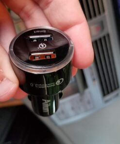 Ailun Car Charger Qualcomm Quick Charge 3.0 Adapter Fast Dual USB Port 35W for iPhone 14 13 11 12 Pro Max X Xs XR SE 2020 Galaxy s20+ S20Ultra, Black Blue 43 71QetVzWrAL