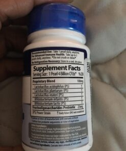 Earth's Pearl Probiotic Pearls for Women and Men - Kids Probiotic with Prebiotic Fiber - Daily Probiotic for Women and Men - 60-Day Supply of Prebiotics and Probiotics for Women and Men Probiotic 2 Month Supply 40 71QfupsYWIL