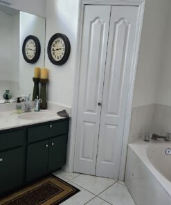 Ottomanson Machine Washable Bordered Design Non-Slip Rubberback 2x5 Traditional Runner Rug for Hallway, Kitchen, Bedroom, Entryway, 20" x 59", Brown Border Dark Brown Runner - 20" x 59" 22 71Qg86tvQAL