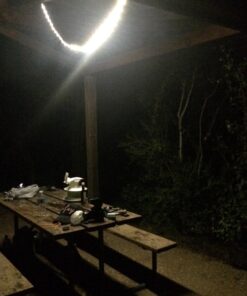 POWER PRACTICAL Luminoodle - The Original LED Light Rope for Camping - 5ft Waterproof USB Powered LED String Lights + Lantern for Hiking, Safety, Emergencies 5 FT 41 71QgpavBWnL