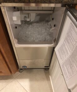 Hoshizaki AM-50BAJ 15" UL Listed Built-In Self Contained Ice Maker With 55 lbs, Stainless 12 71QhxZomEmL