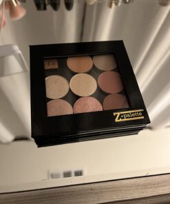 Z Palette Small Black Empty Magnetic Makeup Palette with Clear Window 36 71QiCK1b1L