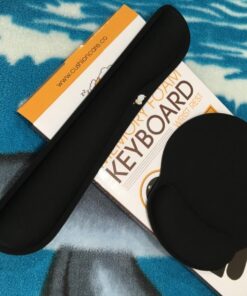 Wrist Rests for Keyboard and Mouse Pad Set - Memory Foam Cushion, Black - Ergonomic Wrists Hand Arm Rest Support for Laptop Computer Desk and Gaming - Carpal Tunnel Syndrome Relief Original 52 71QiNzlgaBL