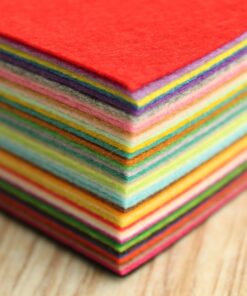 Life Glow DIY Nonwoven Stiff Felt Fabric Squares Sheets Assorted Colors 12x12 inch for Crafts, 1mm Thick 40Pcs Stiff 12inch 20 71QiUzW9gL