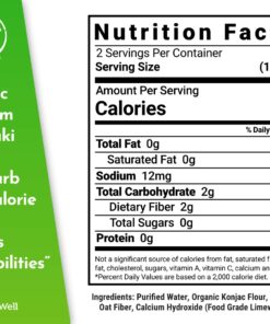 Well Lean Variety Pack — USDA Organic, Low Carb, Low Calorie Konjac Pasta — Ready to Eat and Healthy — Plant Based, Soy Free, Vegan, Paleo and Keto Friendly (6 Pack) 3 Noodles, 3 Fettuccine 19 71Qib3sNkuL