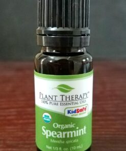 Plant Therapy USDA Certified Organic Spearmint Essential Oil 10 mL (1/3 oz) 100% Pure, Undiluted, Therapeutic Grade 20 71Qik2SwjKL