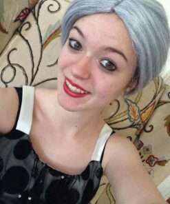 Kangaroo Grey Wig with a Bun - Grandma Wig Perfect Accessory for Old Lady Costumes for Adults - Old Lady Wig Used For Granny Dress ups, Mrs. Claus Costume Accessories, Halloween, Cosplay, Role Plays 19 71QizE30yrL