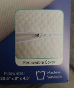 Cushy Form Bolster Pillow for Lumbar and Leg Support - 20.5 x 8 x 4.5 Inches Half Moon Memory Foam Cushion for Stomach, Back & Side Sleepers - Roll Pillows for Back and Neck w/Washable Cover Semi Roll - 4.5" 67 71QjnLCJfLL 1