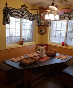 LTC LINENS 60102-010311 Tablecloth, 60X102 in, Black/White Checker 38 71QjrKScndL