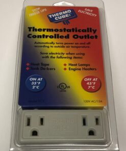 Thermo Cube Model TC-3: Thermostatically Controlled Outlet - On at 35-Degrees/Off at 45-Degrees 17 71Qk3D7g6L