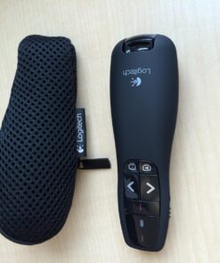 Logitech Wireless Presenter R400, Wireless Presentation Remote Clicker with Laser Pointer Red Laser 5 buttons 30 71QkojdfmL