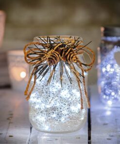 ITART Micro LED String Lights Battery Powered Set of 8 Cool White Mini Fairy Light 20 LED 6ft Ultra Thin Silver Wire Rope Lights for Craft DIY Costume Centerpieces Display White (8 Pack) 17 71Qkua1JyOL