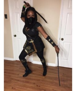 InCharacter Women's Ninja's Mystique Costume Medium Black/Gold 9 71Qkwi8wAcL