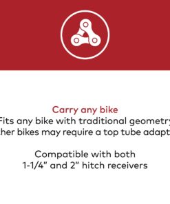 YAKIMA, DoubleDown 4 Tilting Hitch-Mounted Bike Rack for Cars, SUVs, Trucks and More, Fits 1.25” and 2” Hitches, Carries 4 Bikes 4 Hitch 25 71QlCtw2F0L