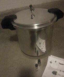 Mirro - 7114000221 Mirro 92122A Polished Aluminum 5 / 10 / 15-PSI Pressure Cooker / Canner Cookware, 22-Quart, Silver 30 71Qlsta933L