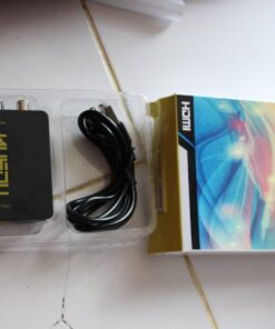 Musou RCA AV Composite to HDMI Video Audio Converter Adapter Mini RCA to HDMI Box Support 1080P for TV/PC/PS2/Blue-Ray DVD,Black AV to HDMI 29 71QlvkO1CWL