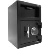 Honeywell Safes & Door Locks - 5911 Steel Depository Security Safe with Spy-Proof 4 Digit Combination Lock, 1.06 Cubic Feet, Black Combination Dial Lock