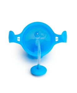 Munchkin® Any Angle™ Weighted Straw Trainer Cup with Click Lock™ Lid, 7 Ounce, Blue 1 Count (Pack of 1) 37 71QmNMC SEL