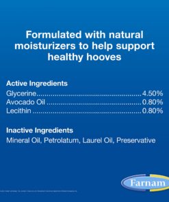 Farnam Horseshoer's Secret Deep-Penetrating Hoof Oil for Horses, Conditions Dry Hooves and Prevents Cracks, Splits and Contracted Heels, Contains Avocado Oil, 32 Oz. 17 71QmxZwH1 L