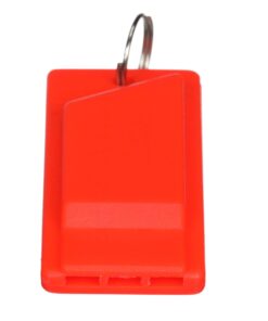 Attwood 11829-6 Safety Whistle, Plastic, Flat Type, No Interior Ball, Delivers Emergency Signal, Includes Lanyard 9 71QnFr59GRL
