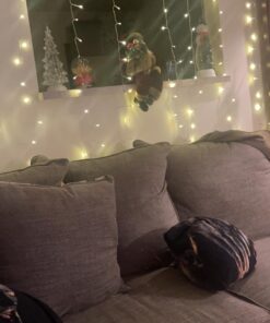 Twinkle Star 300 LED Window Curtain String Lights Wedding Party Home Garden Bedroom Outdoor Indoor Wall Decorations, Warm White *Warm white 34 71QnKNjw9rL