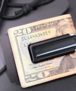 M-Clip Money Clip - Minimalist Slim Wallet Alternative for Front Pocket Carry - Cash and Credit Card Holder for Men Black 16 71QnNnYFzCL