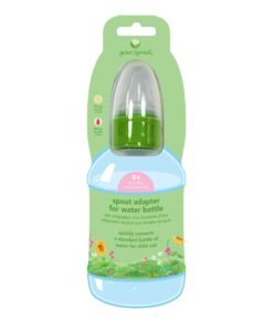 green sprouts Spout Adapter for Water Bottle, Quickly Converts a Standard Bottle into a Sippy Cup, Collar Fits Two Bottle Sizes, One Size One Size (Pack of 1) 28 71QnbQ0DzqL