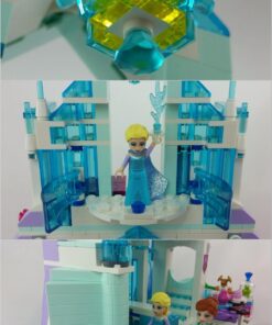 LEGO Disney Frozen Elsa's Magical Ice Palace 43172 Toy Castle Building Kit with Mini Dolls, Castle Playset with Popular Frozen Characters Including Elsa, Olaf, Anna and More (701 Pieces) Standard Packaging 51 71Qo4RwycL