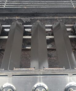 Direct Store Parts Kit DG149 Replacement for Charbroil 463247310,463257010 Gas Grill Burner,Crossover Tubes,Heat Shield-4 Pack (SS Burner + SS Carry-Over Tubes + Porcelain Steel Heat Plate) SS Burner + SS Carry-over tubes + Porcelain Steel Heat Plate 16 71Qp0YPHCYL